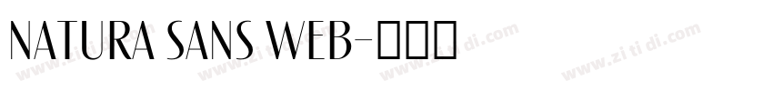 Natura Sans Web字体转换